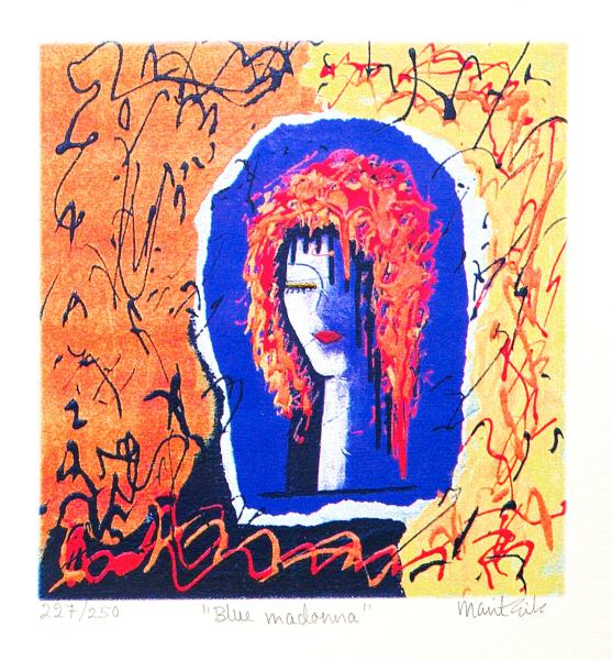 Blue madonna av Marit Eik