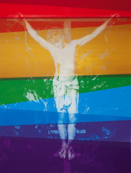 Rainbow Crucifixion av Sverre Bjertnæs