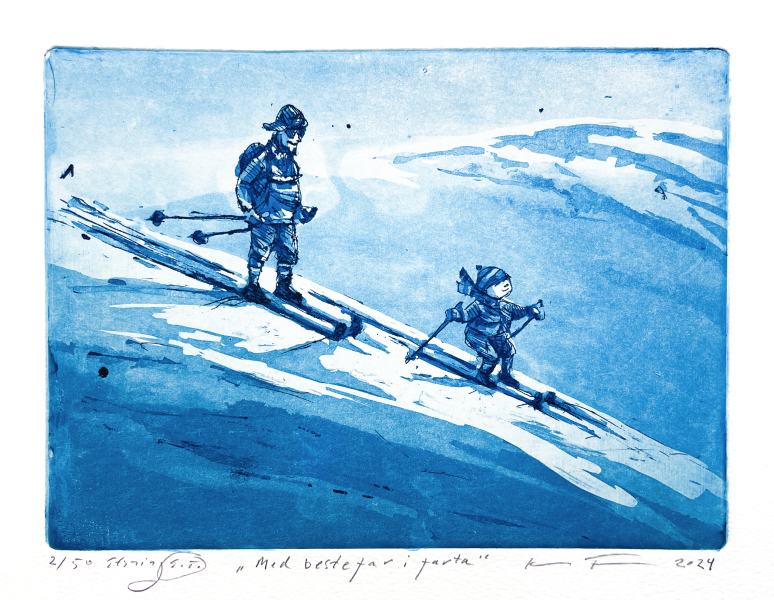 Med bestefar i farta av Kristian Finborud