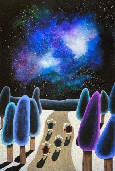 Stjerneskinnstur av Gunilla Holm Platou