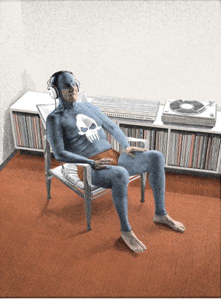 High fidelity, rød av Andreas Englund