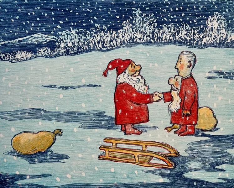 Julenissen og snekker Andersen av Hans Normann Dahl