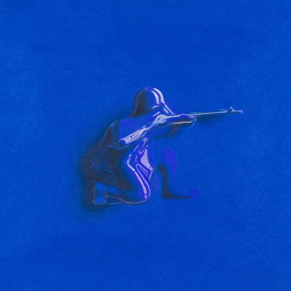Toy soldier blue av Kristoffer Ask Hansen
