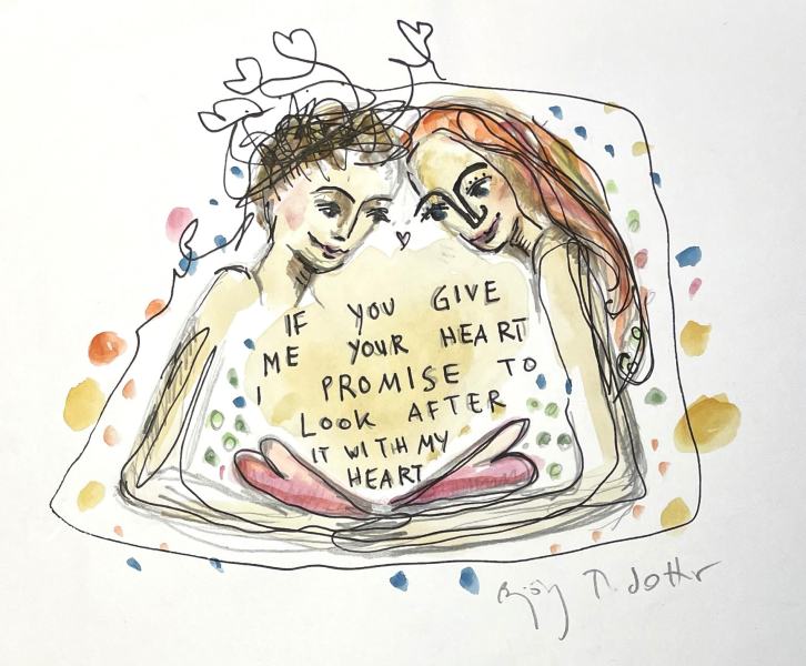 If you give me your heart av Björg Thorhallsdottir