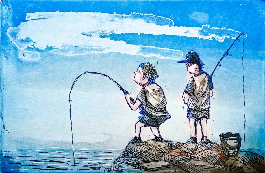 Stor fisk av Kristian Finborud