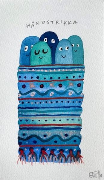 Håndstrikka av Gunilla Holm Platou