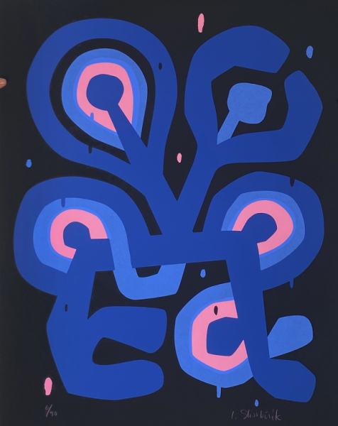 Flower figure noir av Lasse Skarbøvik
