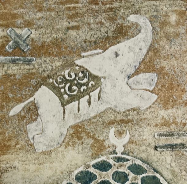 Odyssé var. I (gul) av Tina Tobiassen