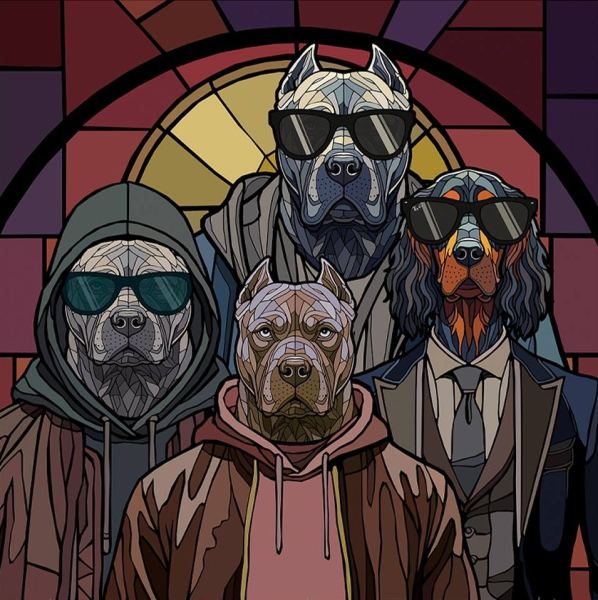 Dogs with attitude av Ronny Bank