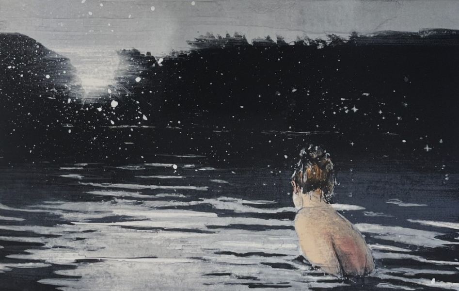 Kveldsbad av Alf Chr. Hvaring